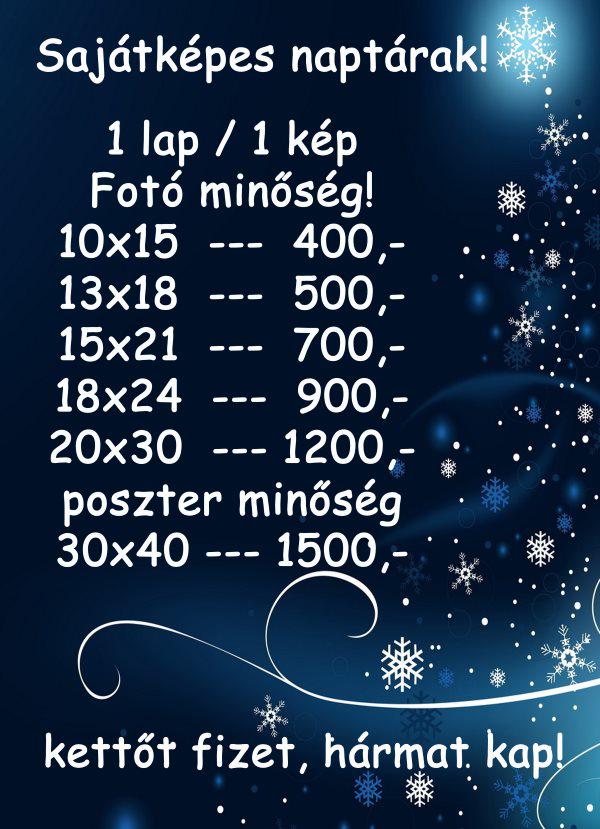éves naptár sajátképes éves naptár sajátképes