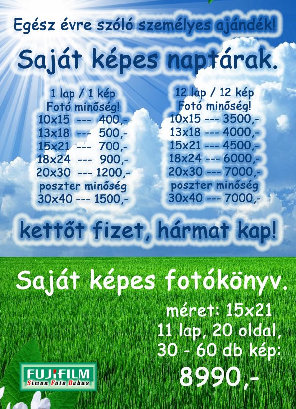 naptár és fotókönyv naptár és fotókönyv