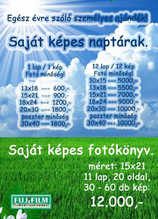 naptár és fotókönyv naptár és fotókönyv