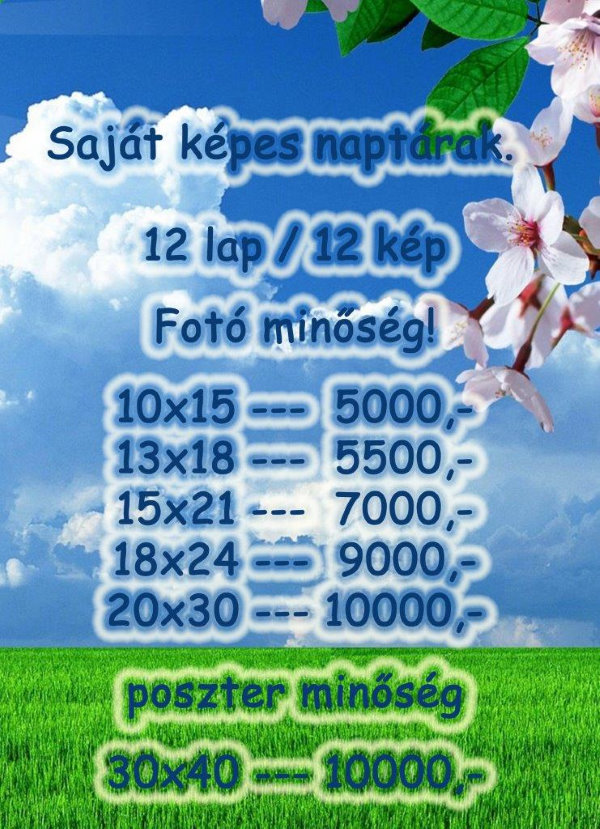 Sajátképes névnapos naptár Sajátképes névnapos naptár