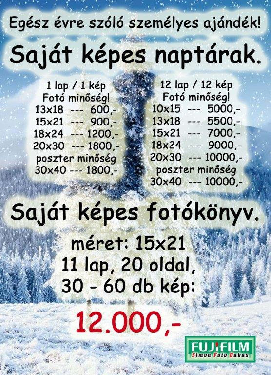 Sajátképes naptár Sajátképes naptár