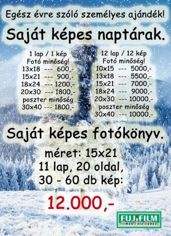 Sajátképes naptár Sajátképes naptár