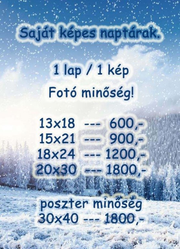 éves naptár sajátképes éves naptár sajátképes