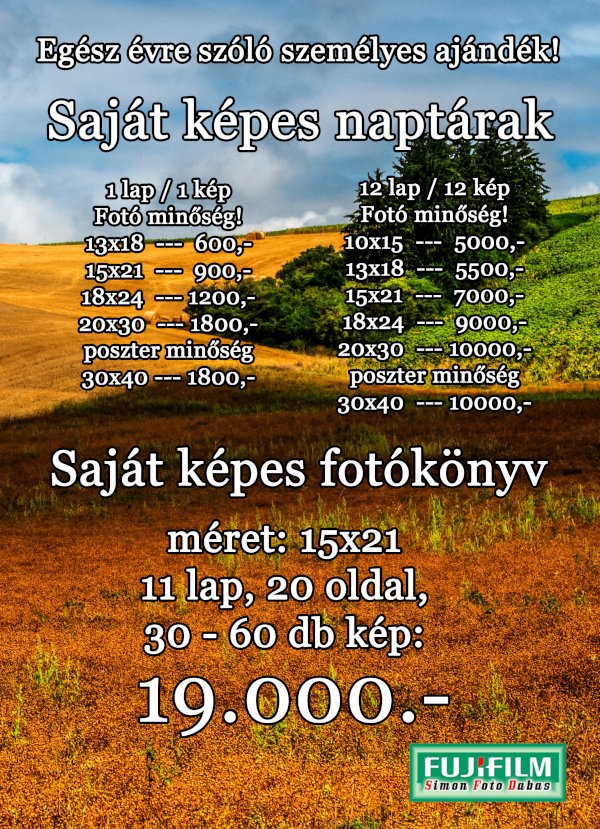 naptár és fotókönyv naptár és fotókönyv