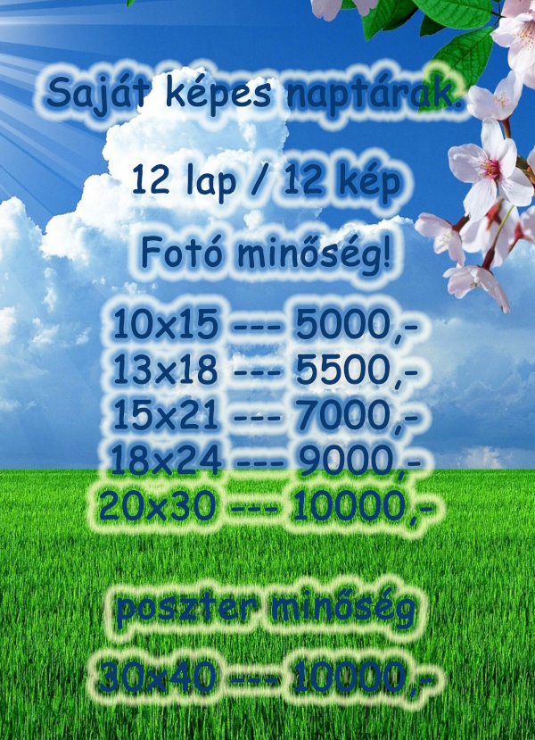 Sajátképes névnapos naptár Sajátképes névnapos naptár